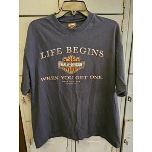 Harley Davidson Mens graphic tshirt Pelham Alabama Size XL